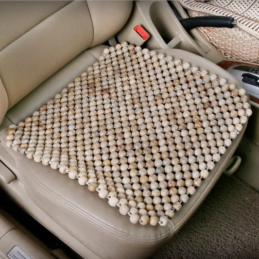 Durable Wooden Bead Massage Cushion for Car & Chair U