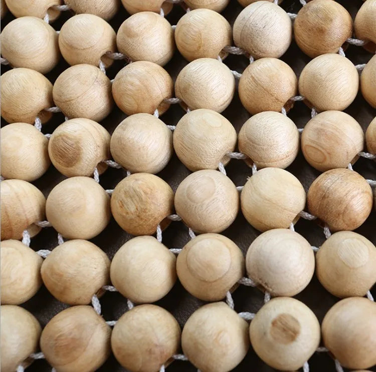 Durable Wooden Bead Massage Cushion for Car & Chair U