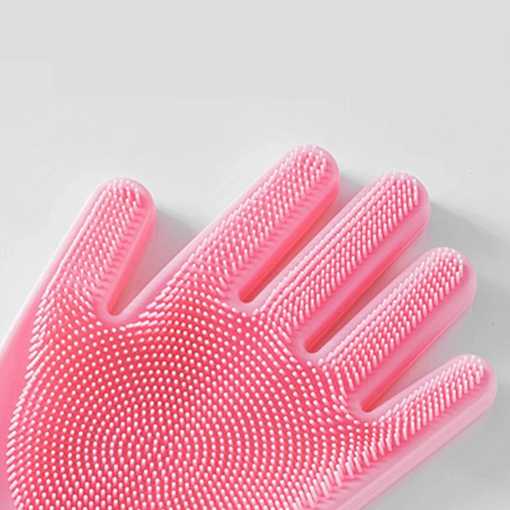 All-in-One Silicone Magic Gloves for Kitchen Cleaning