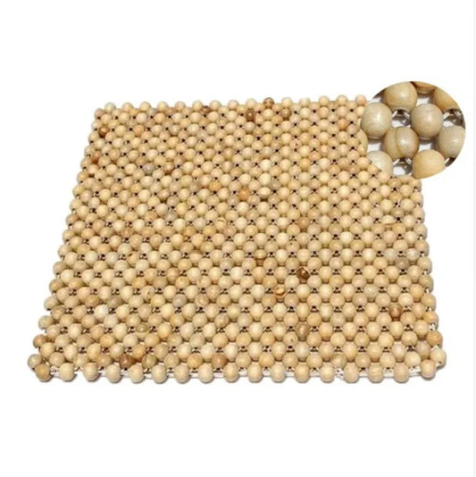 Durable Wooden Bead Massage Cushion for Car & Chair U