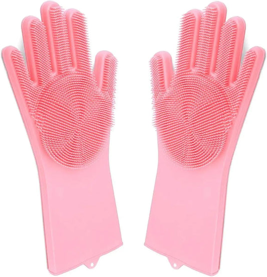 All-in-One Silicone Magic Gloves for Kitchen Cleaning
