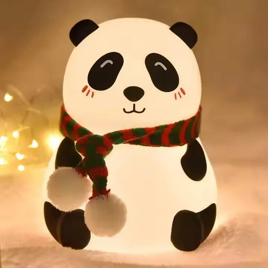 Cute Panda LED Night Light with RGB Colors