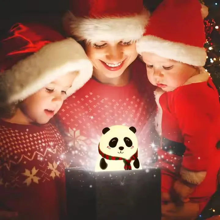 Cute Panda LED Night Light with RGB Colors