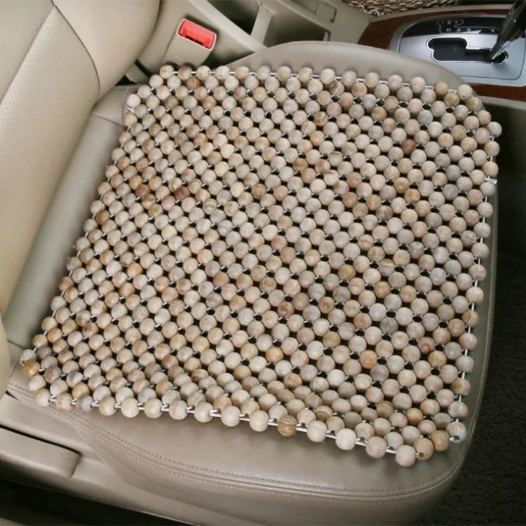Durable Wooden Bead Massage Cushion for Car & Chair U
